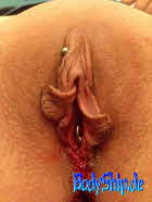 Harnröhren Ring Prinzessin Albertina und KVV Klitoris Vorhaut Kitzler Schamlippen-Vaginal-weiblich-Intim-Piercing--Bodymod-by-B