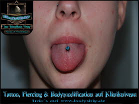 Zunge Tongue Piercing Bodymod by Bodyship Halle - Sachsen Anhalt - www
